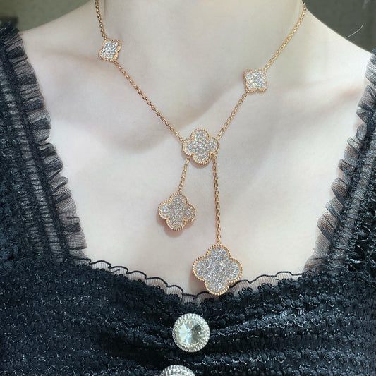 Clover™ | Diamond Paved Ketting (6 Motieven)