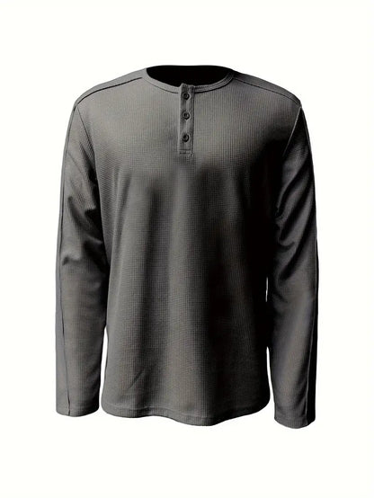 Luca - Minimalistisch Casual Gebreid Overhemd