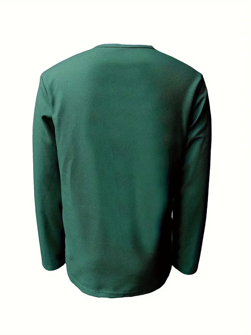Luca - Minimalistisch Casual Gebreid Overhemd