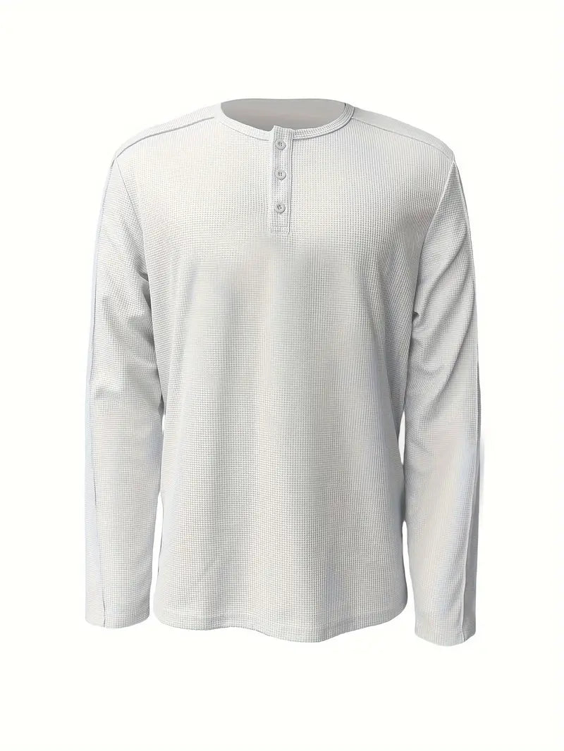 Luca - Minimalistisch Casual Gebreid Overhemd