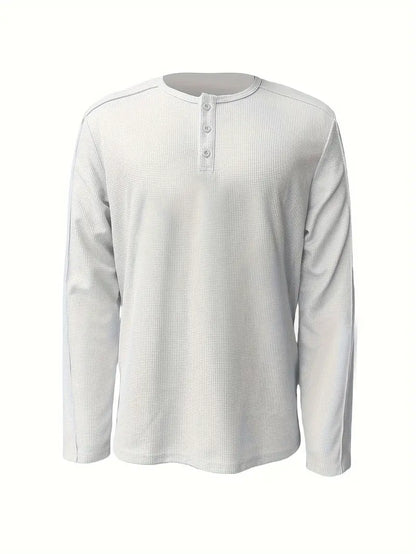 Luca - Minimalistisch Casual Gebreid Overhemd