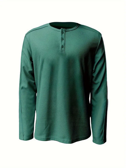 Luca - Minimalistisch Casual Gebreid Overhemd