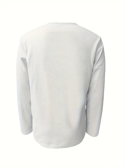 Luca - Minimalistisch Casual Gebreid Overhemd